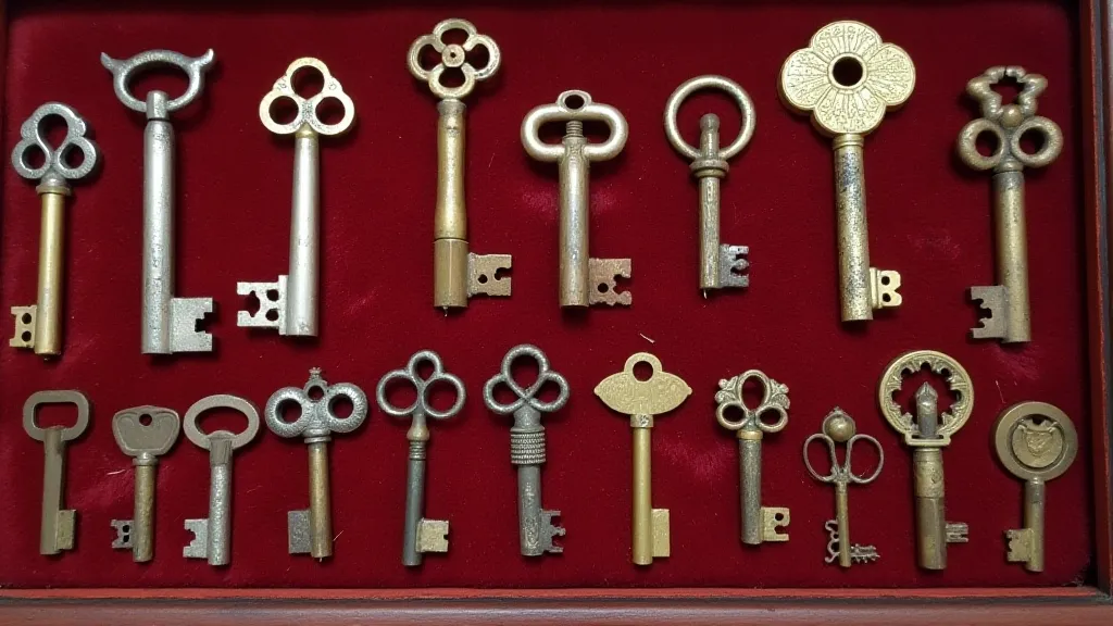 Early 20th Century Vintage Keys