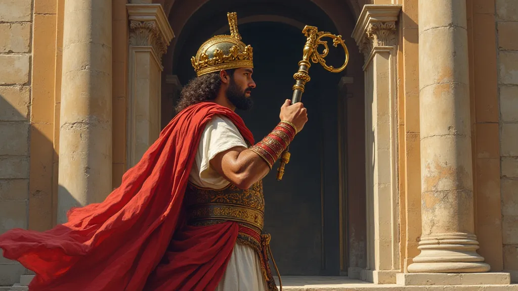 Roman Emperor with Key
